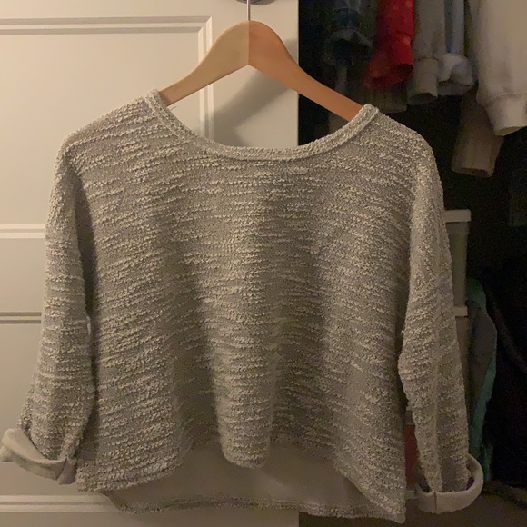 Cropped sweater top - Picture 1 of 2